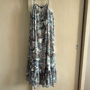 STATE Floral Print Maxi Dress - Size L
